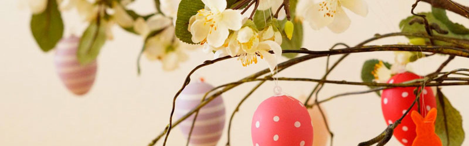 Osterdekoration aus dem eigenen Garten